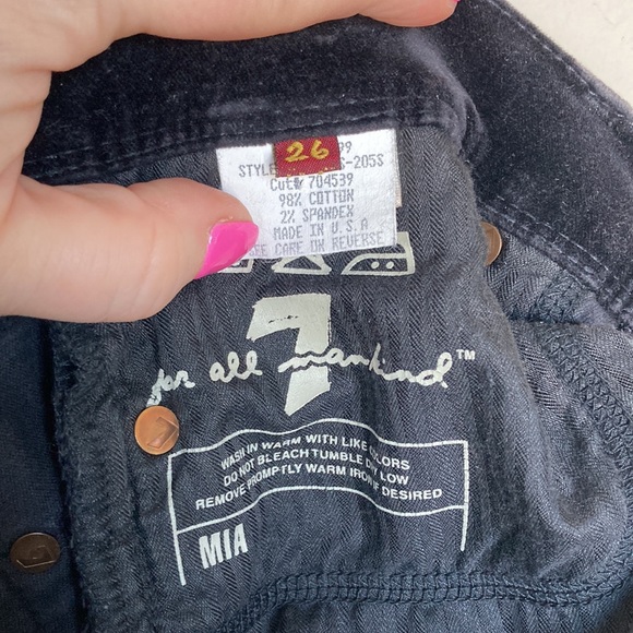 7 For All Mankind Velvet Mia Pants - Picture 6 of 6